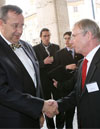 Estonian President Toomas Hendrik Ilves welcomed by PSSI
Executive Director Oldřich Černý