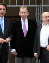 President of The FAES Foundation José María Aznar, Former Czech
President Václav Havel and Chairman of the Adelson Institute for
Strategic Studies at the Shalem Center Natan Sharansky
